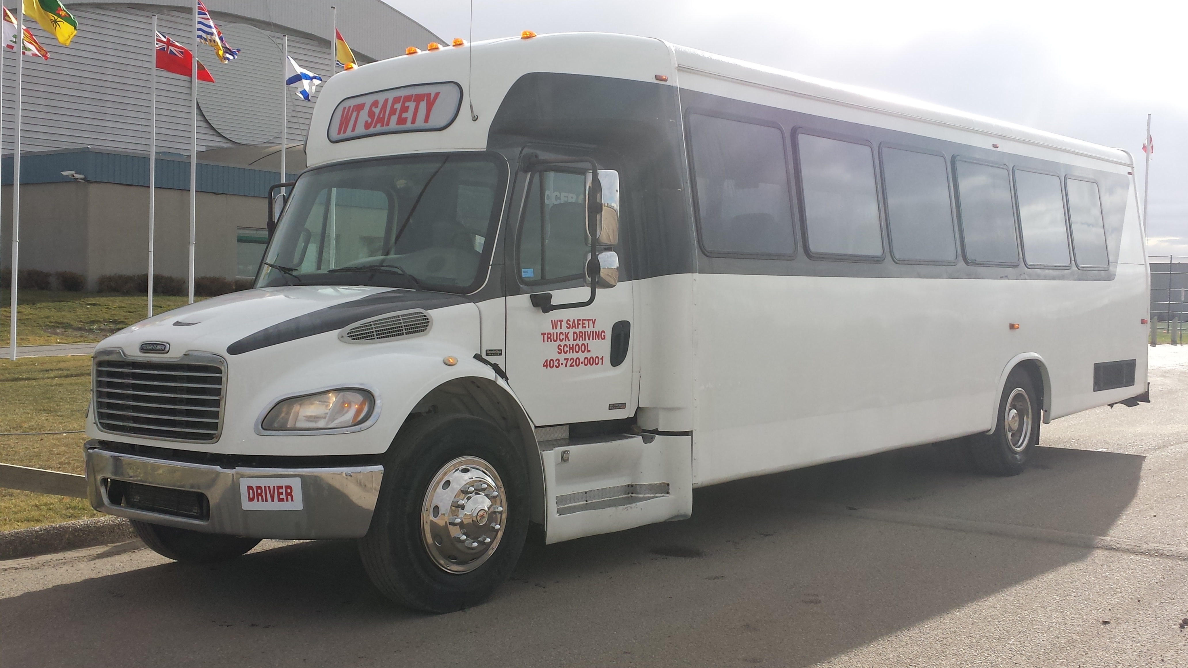 Picture of Driver Training Bus for Class 2 training.